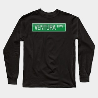 Ventura Highway Street Sign T-shirt Long Sleeve T-Shirt